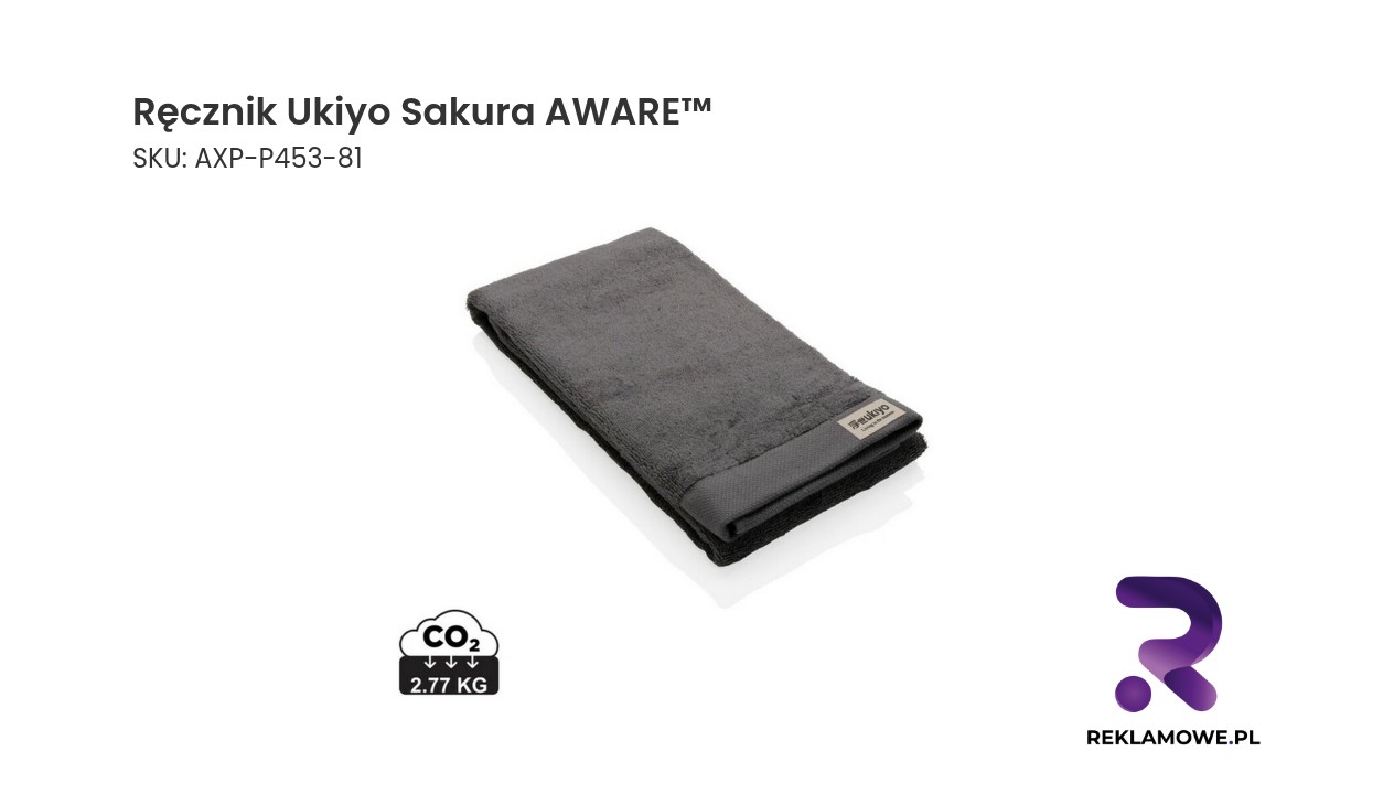 Ręcznik Ukiyo Sakura AWARE z motywem kwiatów wiśni