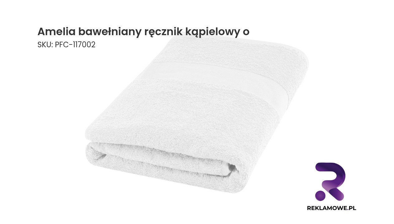Amelia bawełniany ręcznik kąpielowy o
