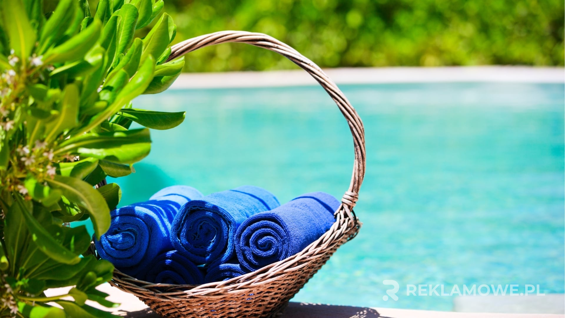 Zestaw różnych rodzajów ręczników reklamowych