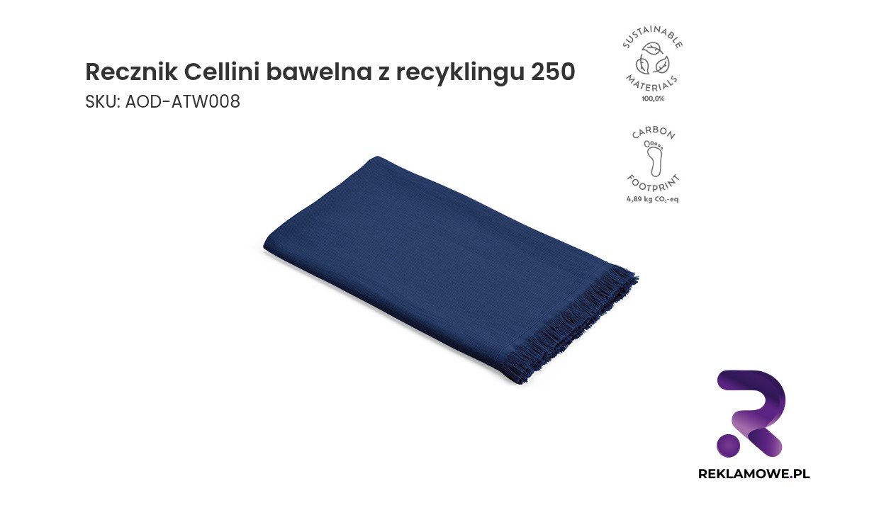 Ręcznik Cellini z bawełny z recyklingu