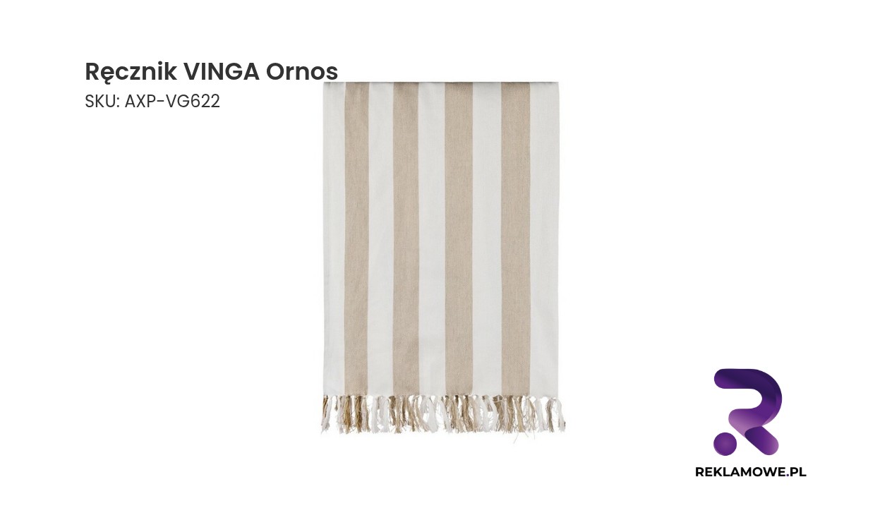 Wysokiej jakości ręcznik VINGA Ornos