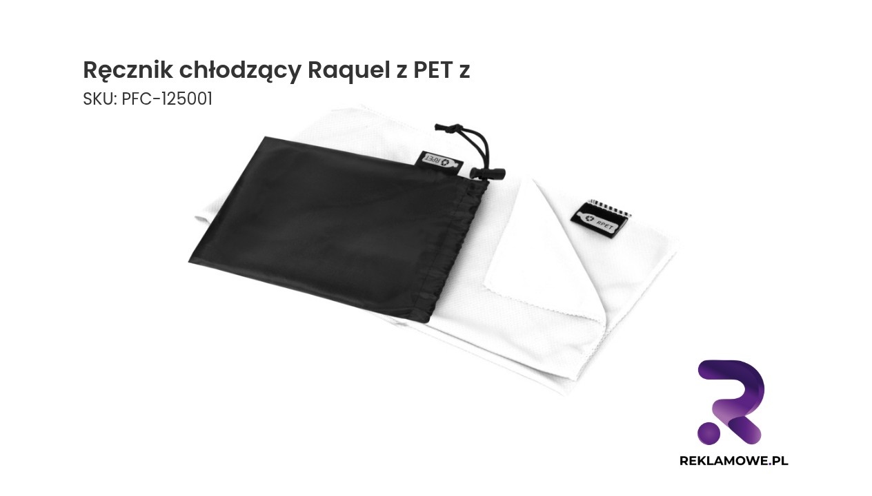 Ręcznik chłodzący Raquel wykonany z materiału PET