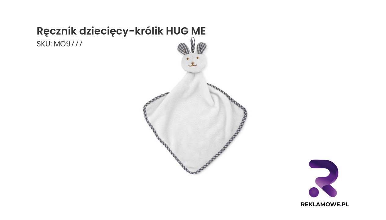 Miękki ręcznik dla dzieci z motywem królika HUG ME