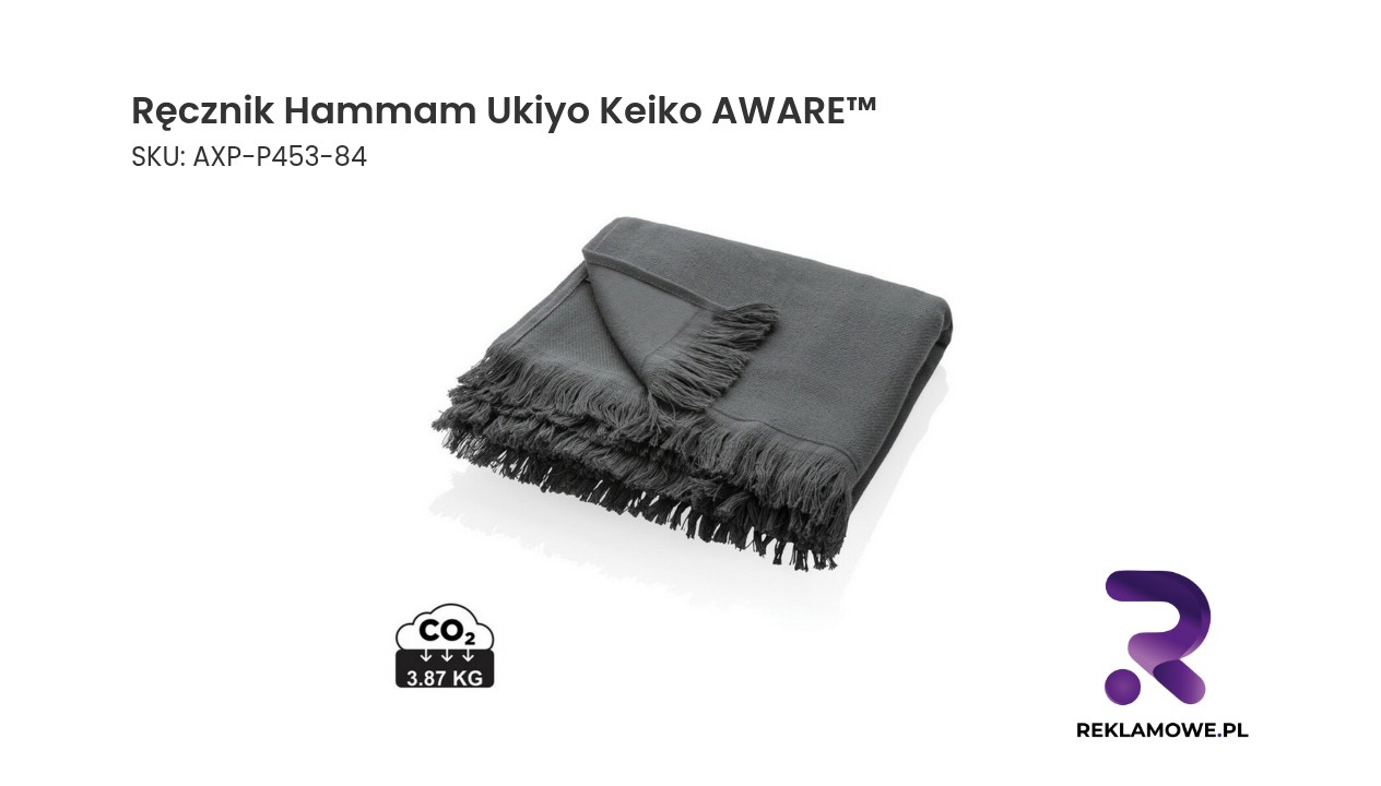 Ręcznik Hammam Ukiyo Keiko AWARE w etycznym i ekologicznym wykonaniu
