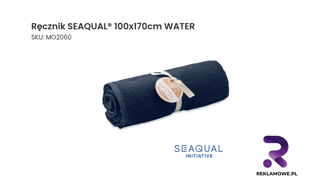 Ręcznik SEAQUAL 100x170 cm WATER - ekologiczny ręcznik kąpielowy
