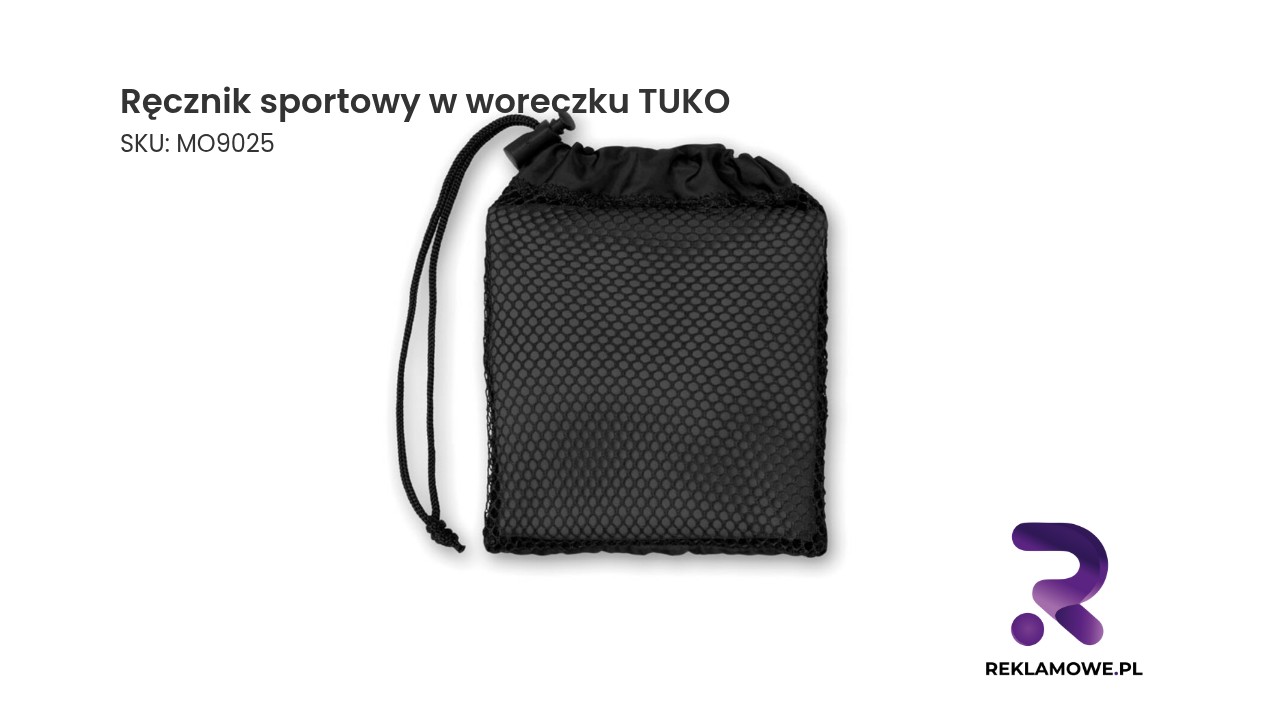 Ręcznik sportowy w woreczku marki TUKO